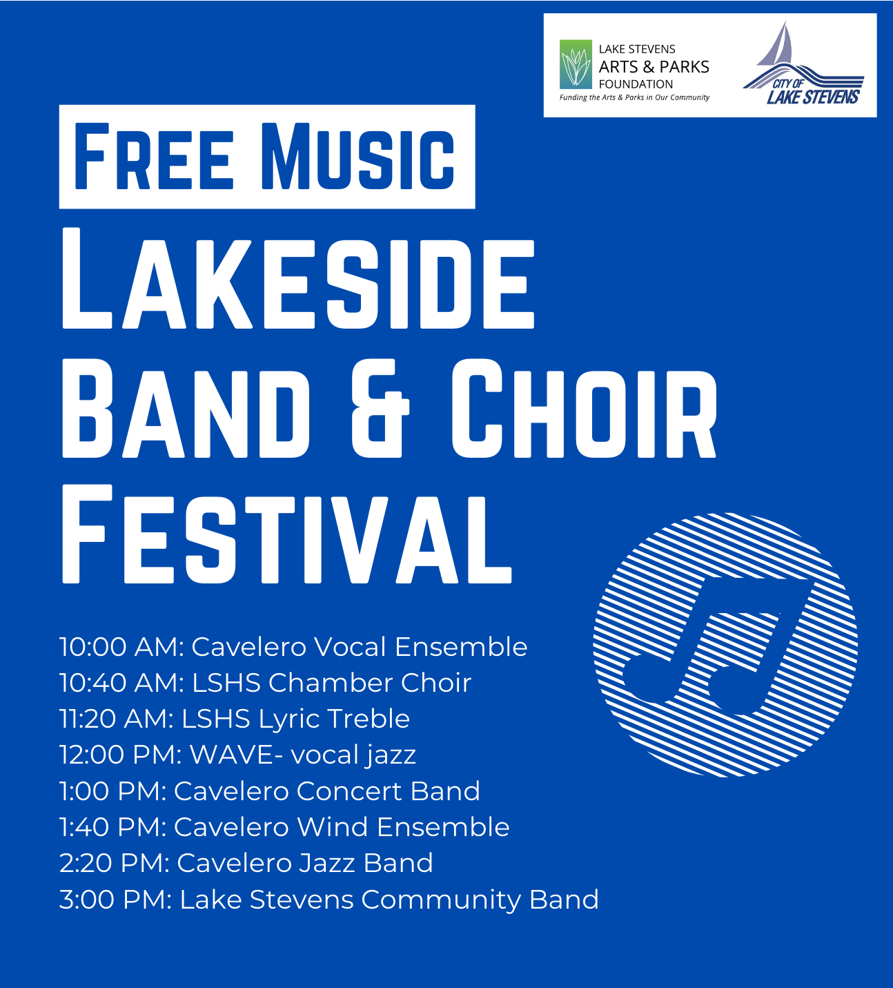 2022 Band Choir Festival flyer square