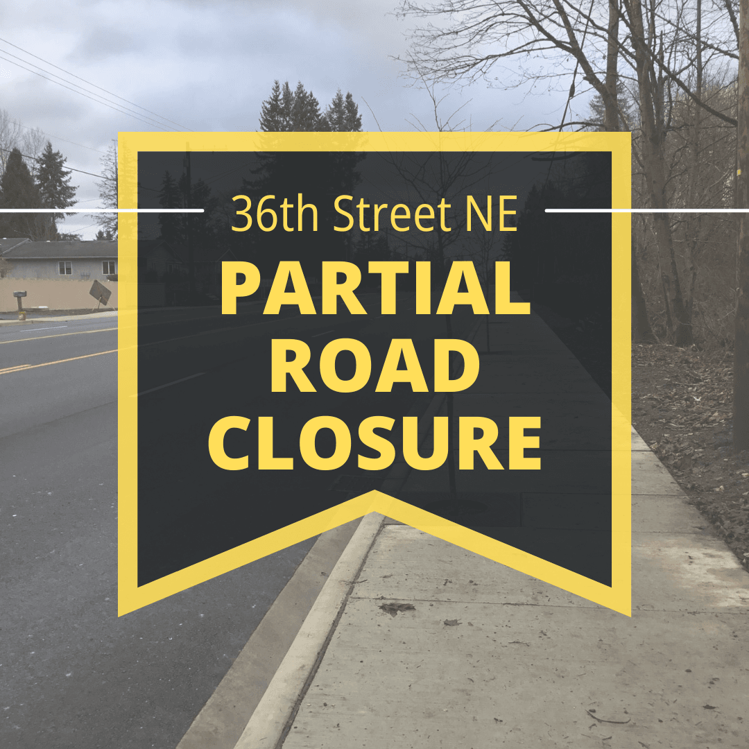 Partial Road Closure along 36 Street NE