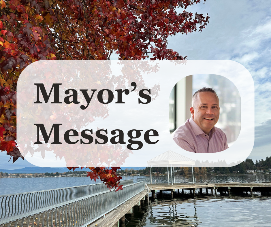 Mayor's Message graphic