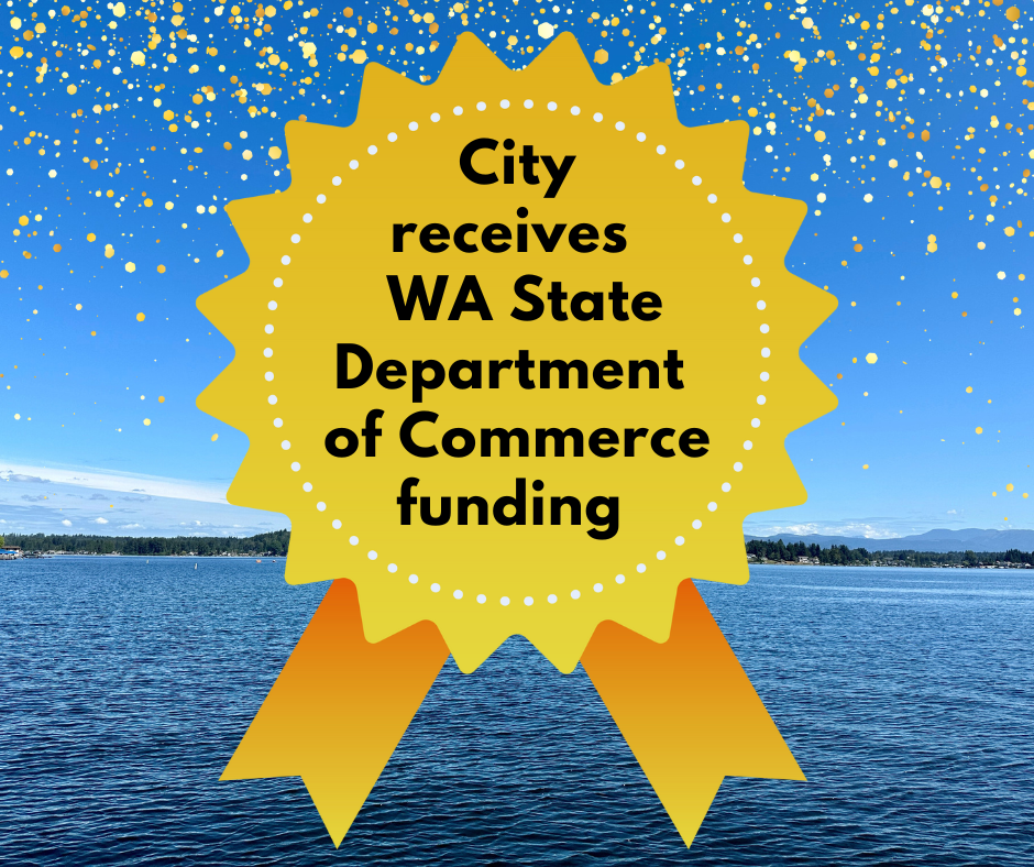 City receives grant from Washington State Department of Commerce