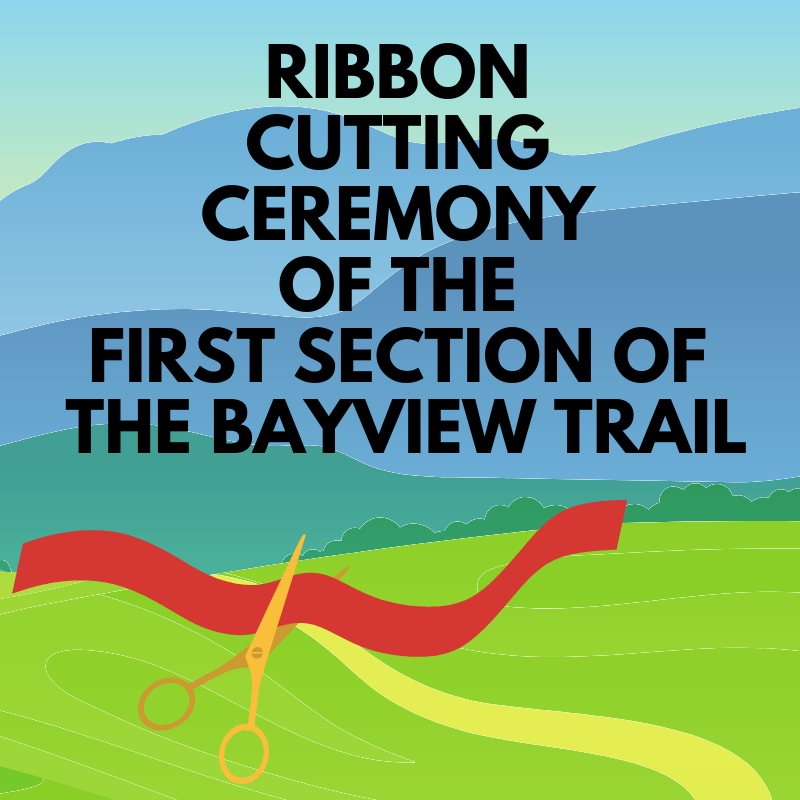 Ribbon Cutting Ceremony for Bayview Trail on January 6, 2025