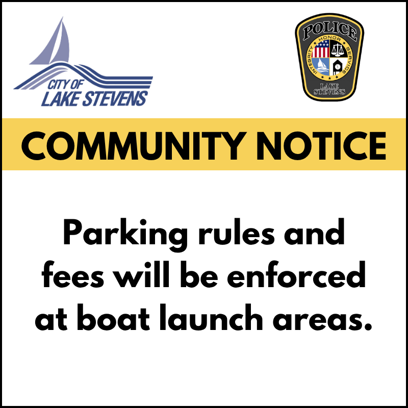 North Cove boat launch parking will be enforced