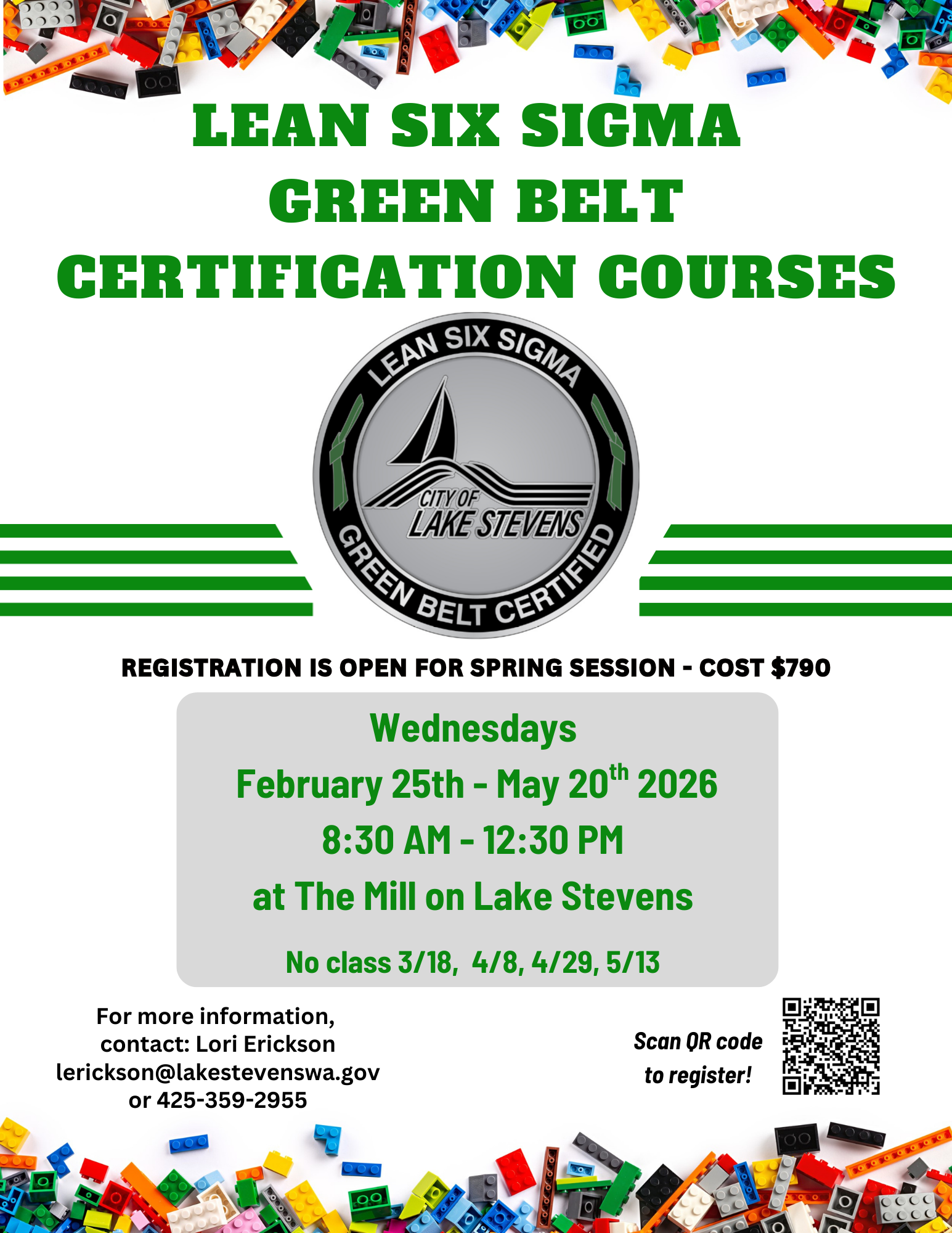 Green Belt Flyer 2026