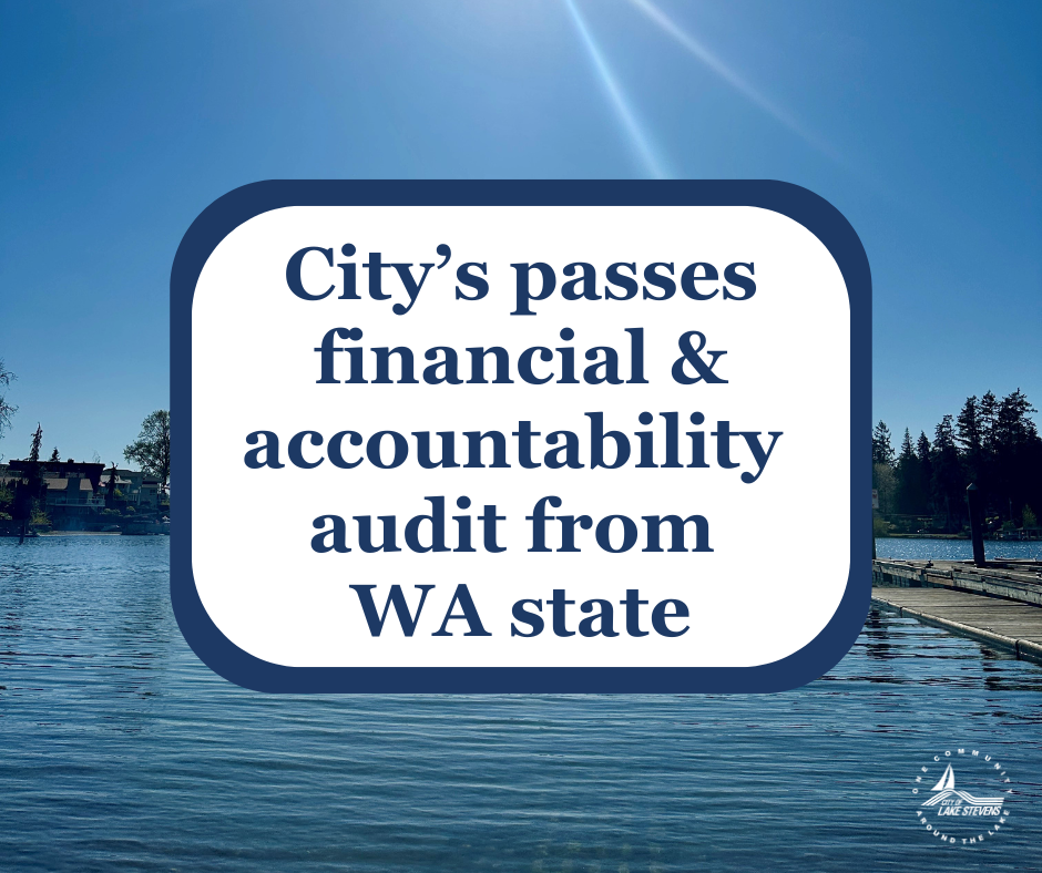 Audit passed by WA State