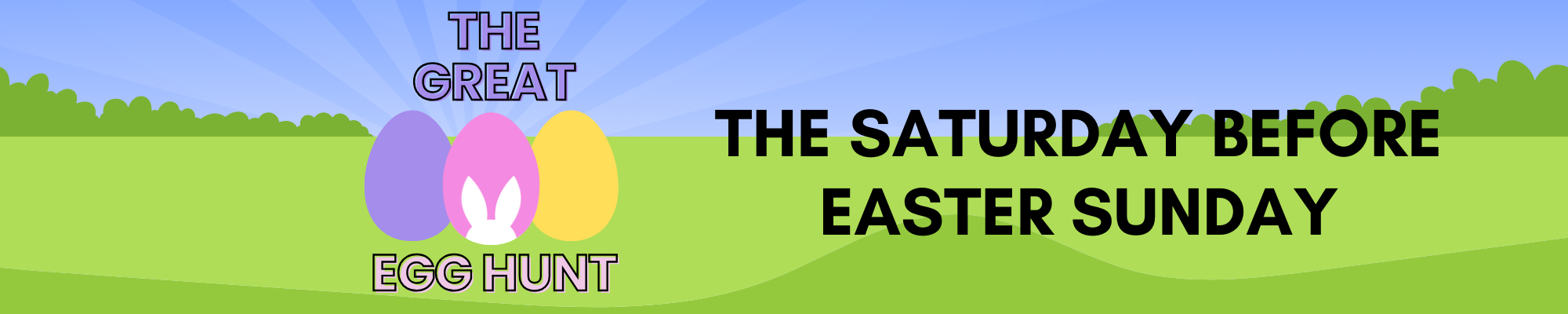 Egg Hunt webpage banner