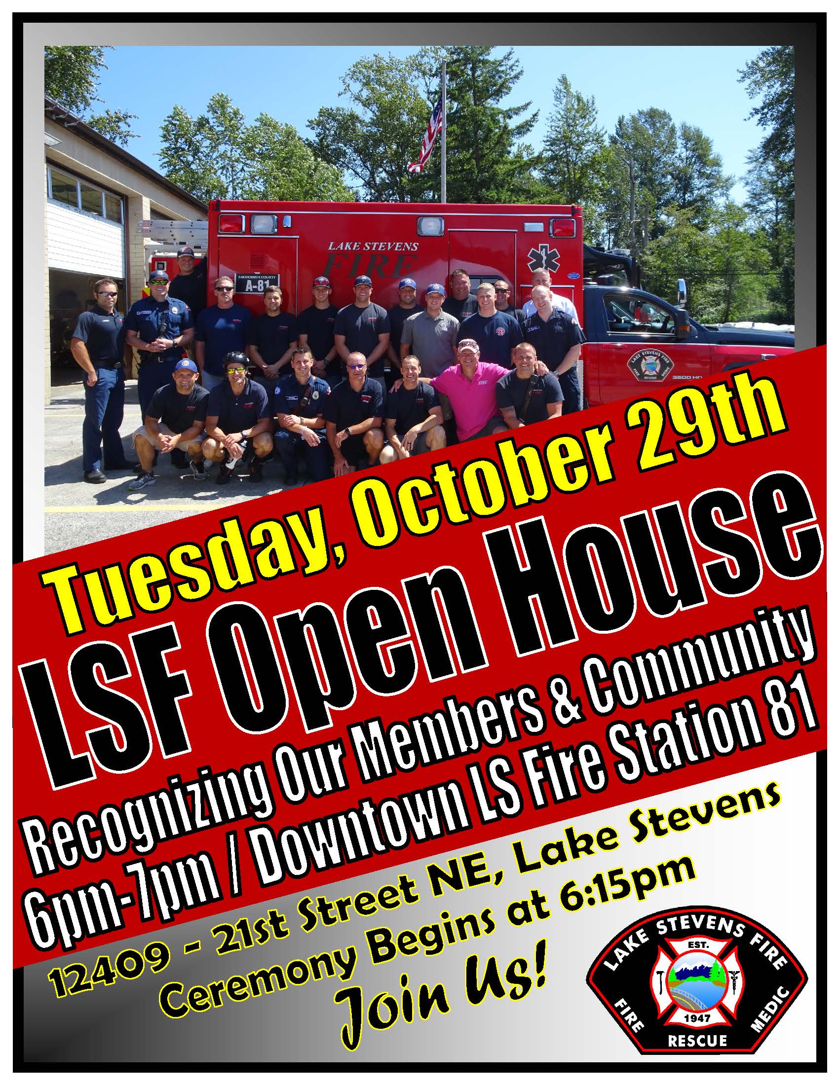 LSF Open House Flyer Invite - Large 8.5x11