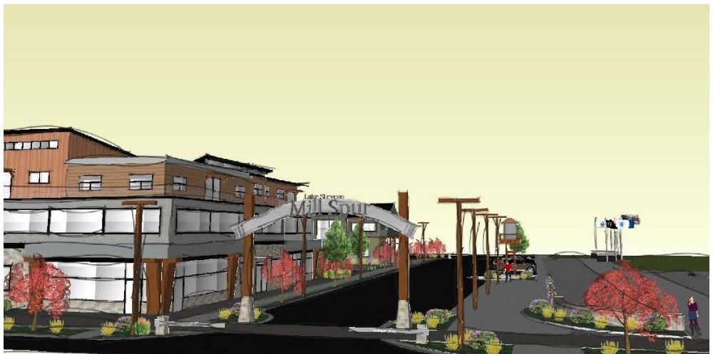 North Cove Park Parcel C water tower rendering