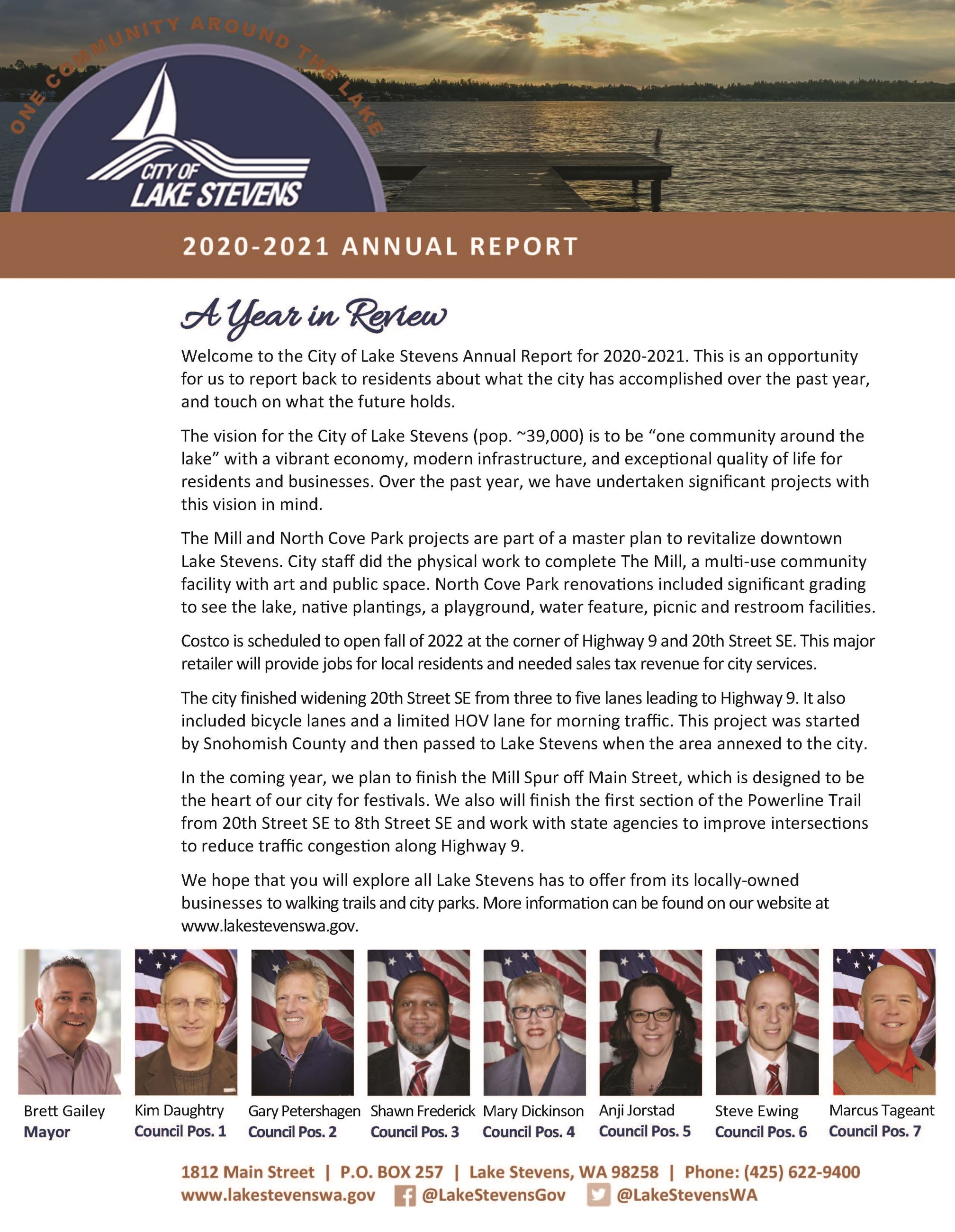 Click on photo to download the COLS Annual Report 2020-21 