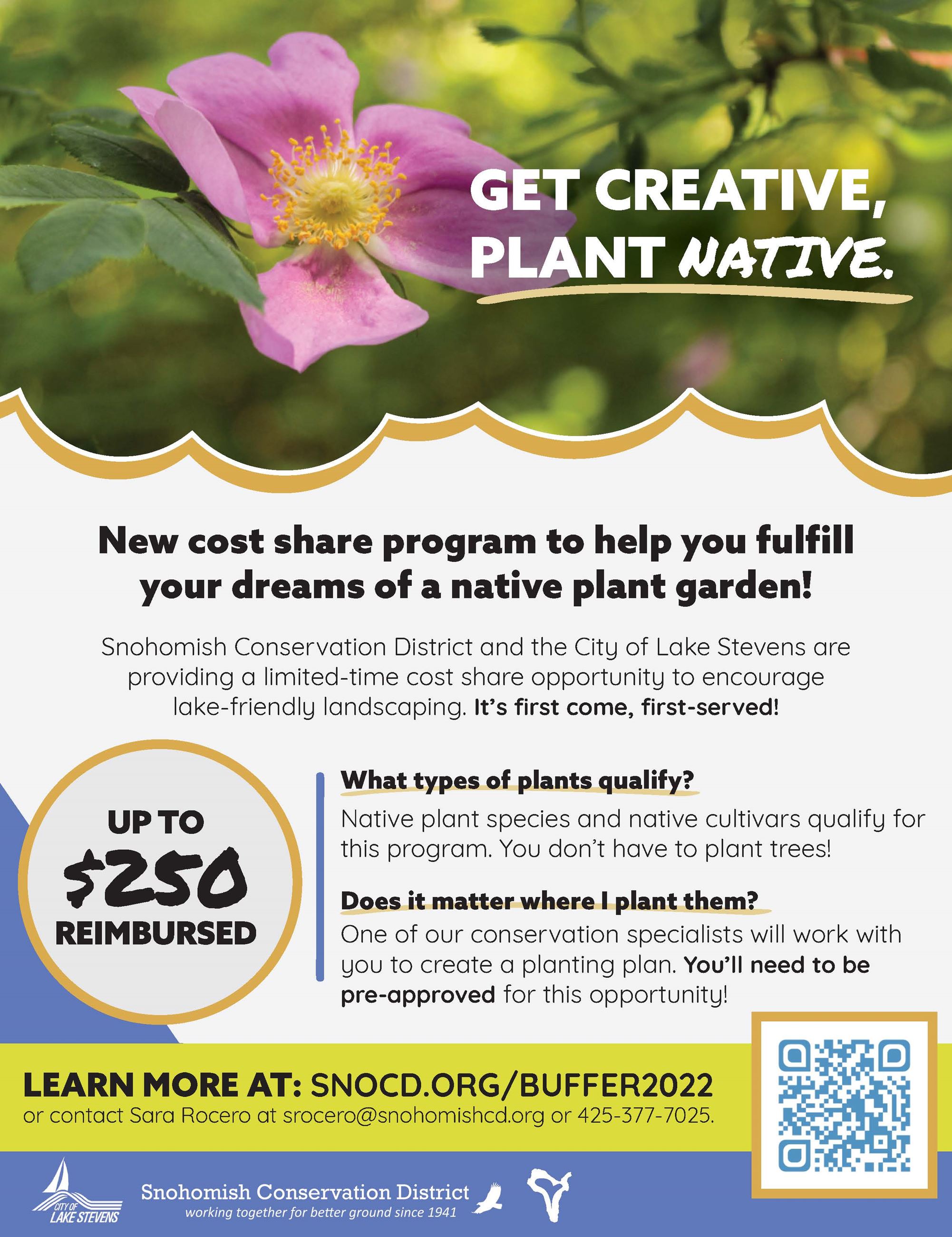 Click here for information on the Lake Stevens Native Plant Buffer program