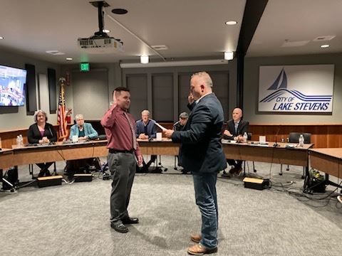 December 13 city council swearing Donoghue