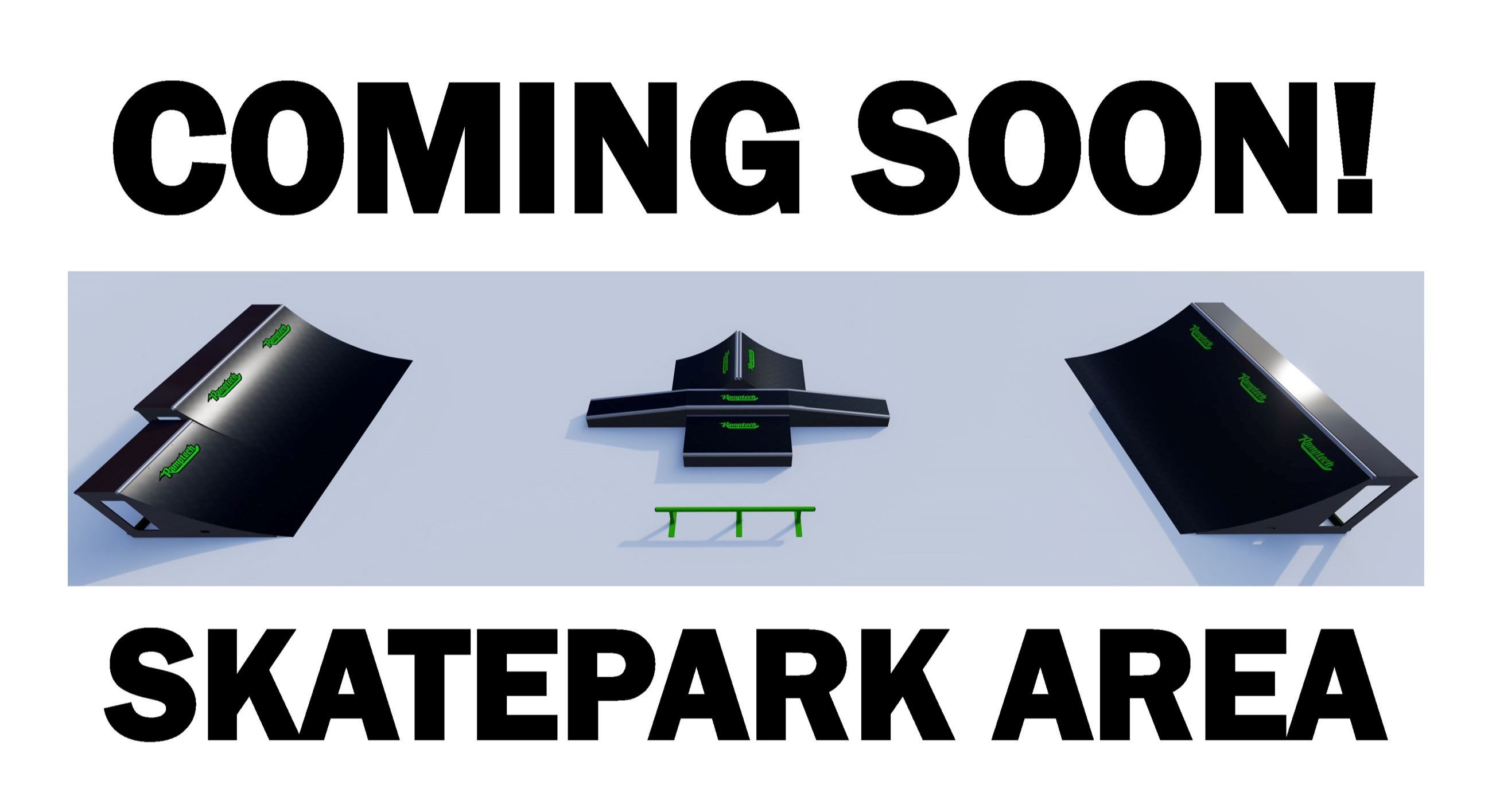 Skate Park Coming Soon Sign