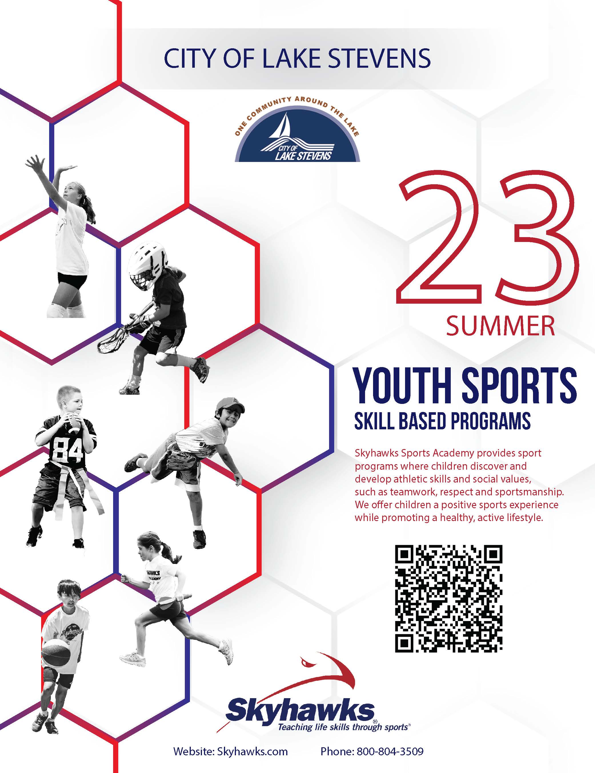 Skyhawks Summer Camps flyer 2023