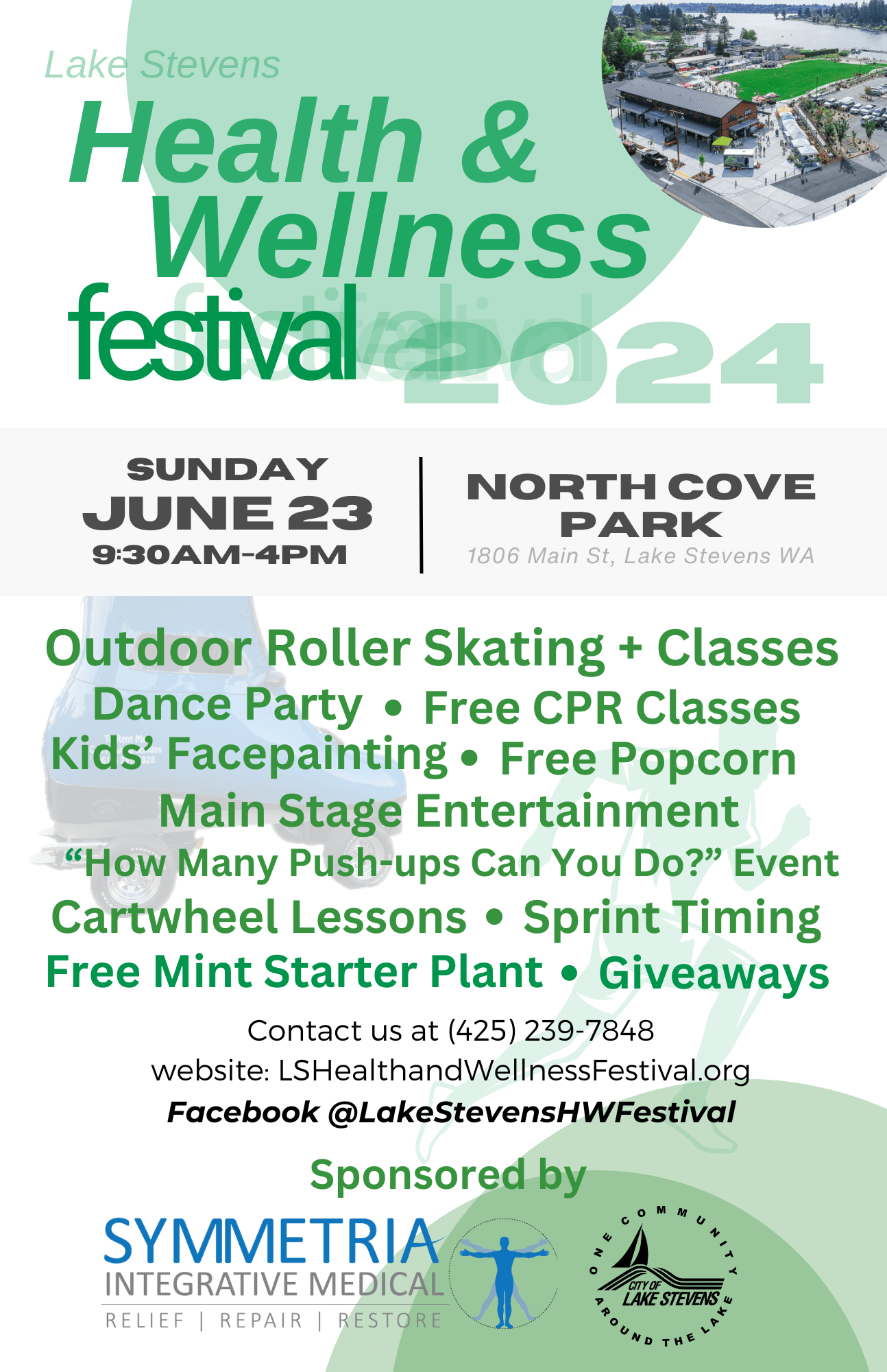 Health and Wellness Festival Poster 2023