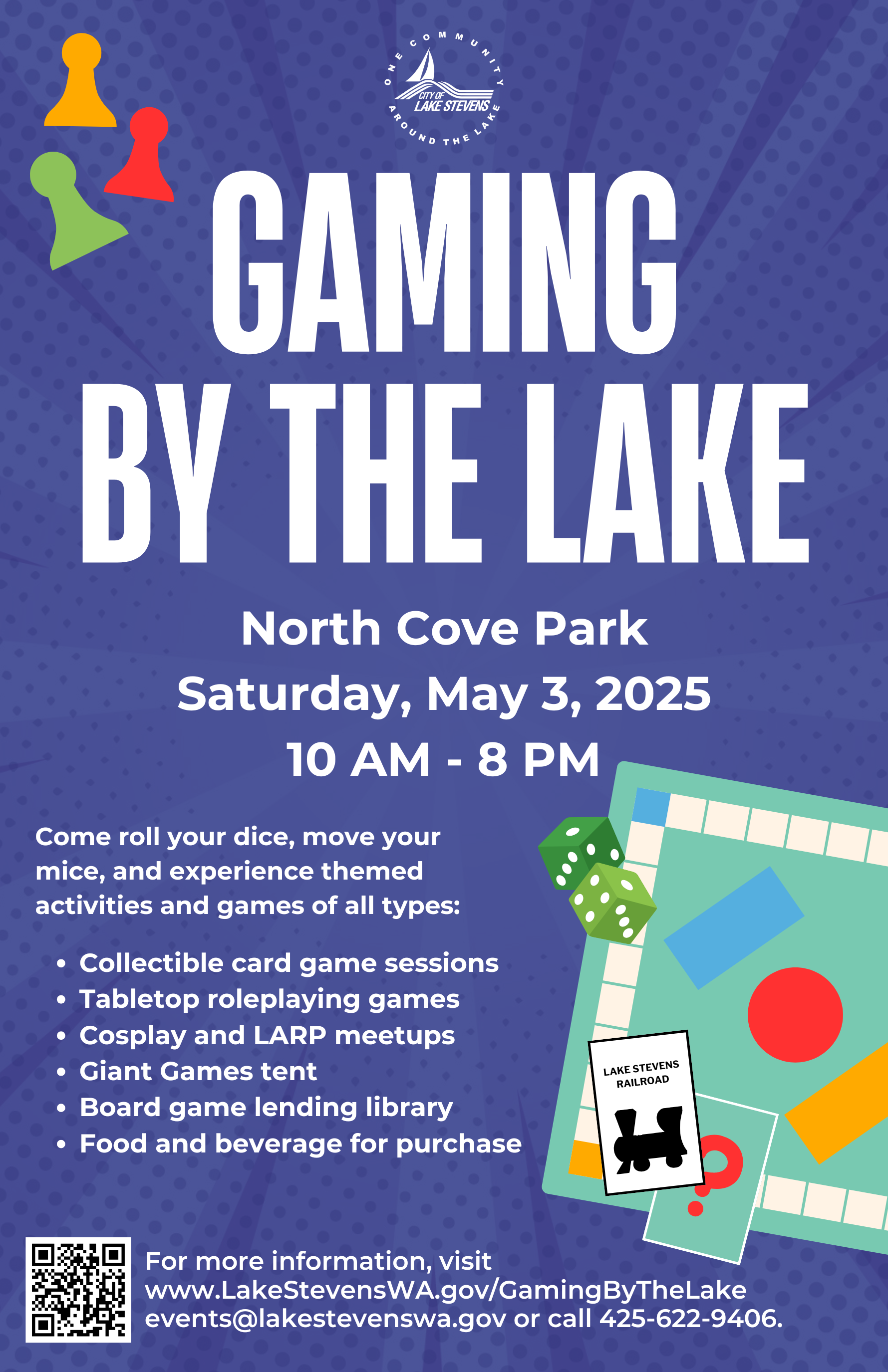 Gaming By The Lake Star Wars Day flyer