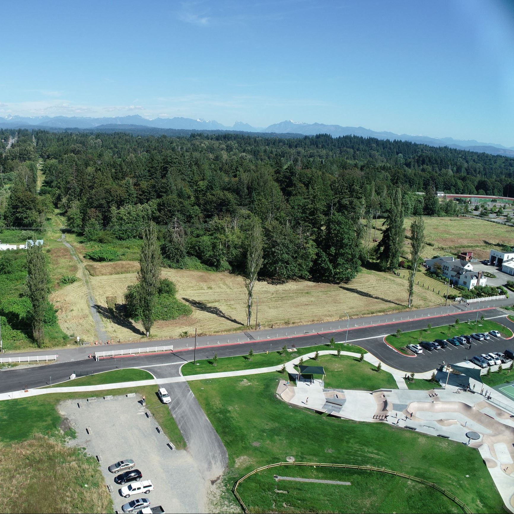Cavalero Skate Park drone image