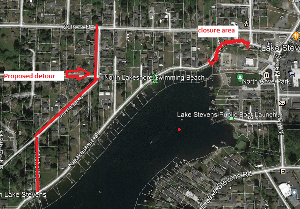 Lake Stevens outlet channel project image 2